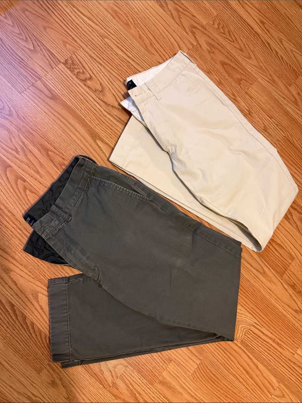 Set of 2 J. Crew Men's The Driggs Chino Pants Size 30x30